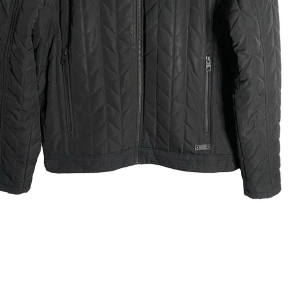 Guess Women's Black Quilted Puffer Jacket - Picture 3 of 12